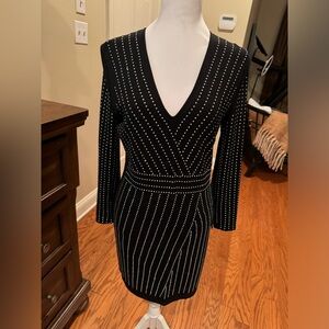 Rhinestone cocktail dress